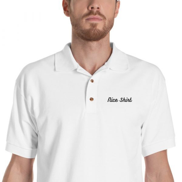 Nice Shirt Embroidered Polo Shirt